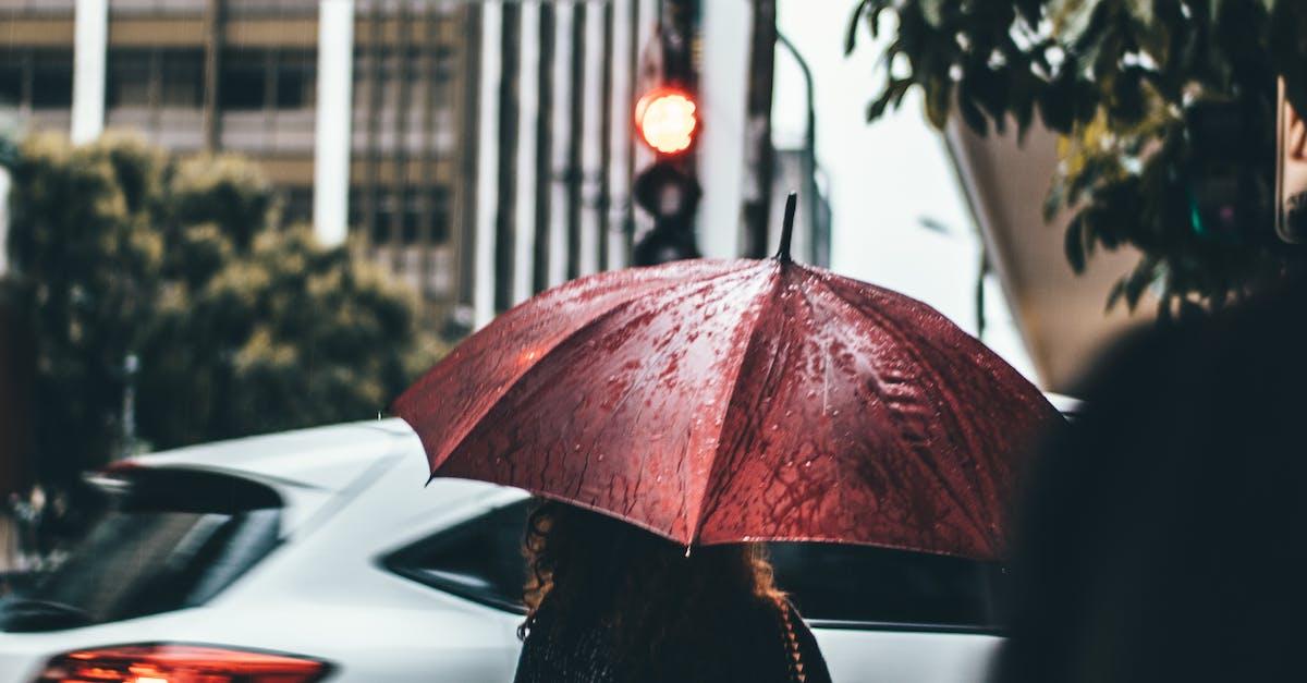 Lyxparaplyet köp röda paraplyet – Fri frakt